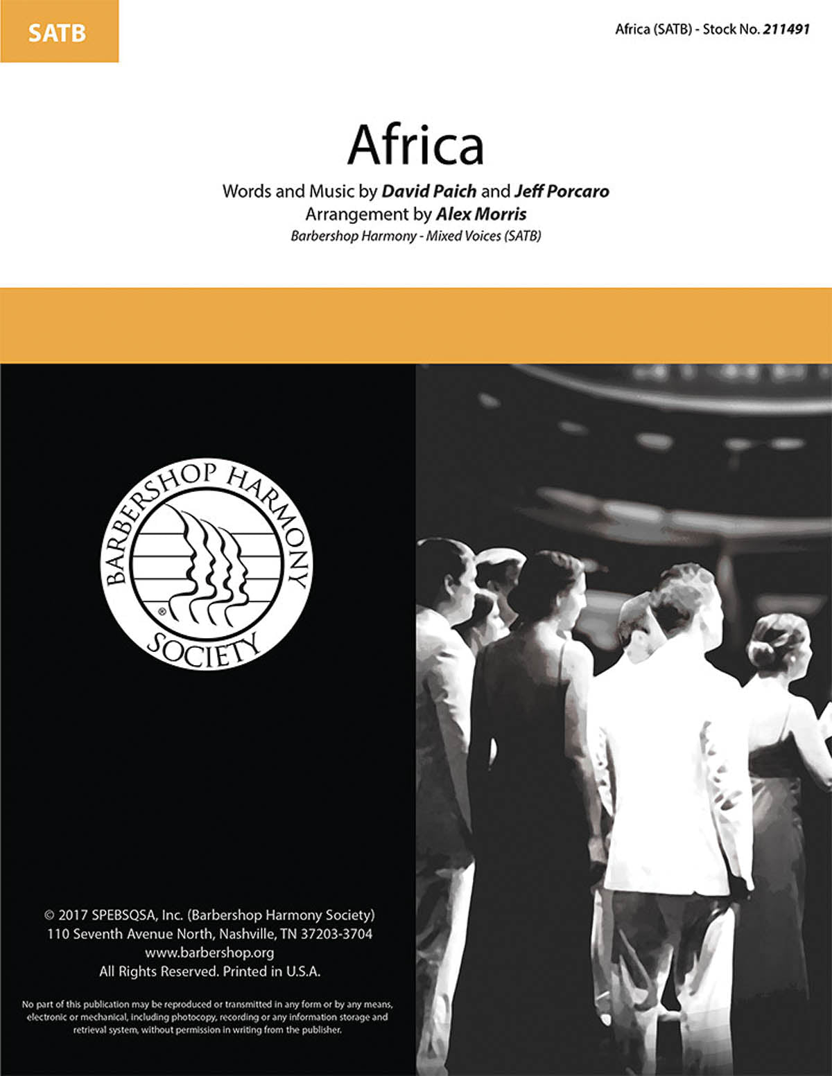 Africa (arr. Alex Morris) Sheet Music Preview