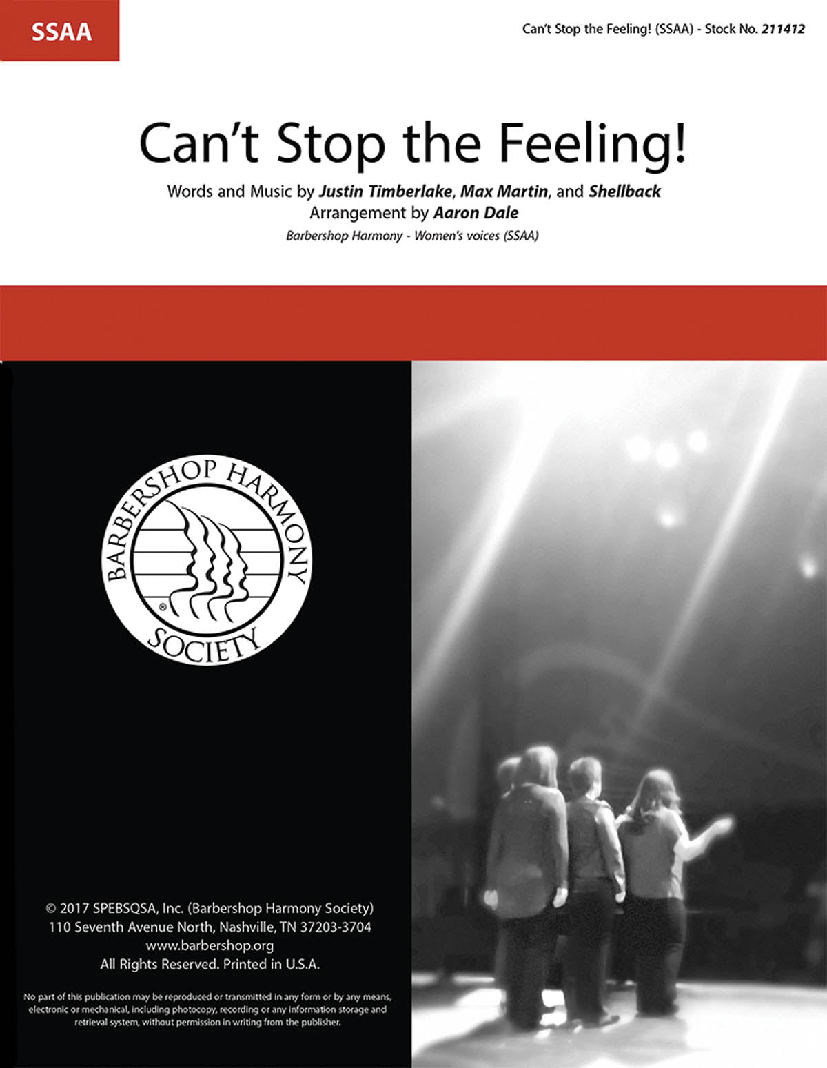 Can't Stop the Feeling! (arr. Aaron Dale) Sheet Music Preview