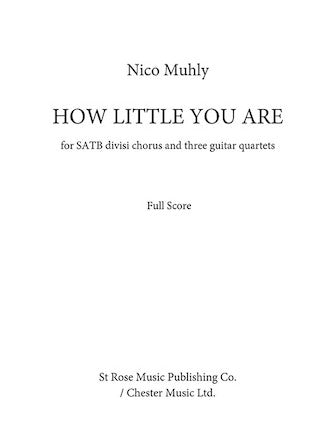 How Little You Are - Score Sheet Music Preview