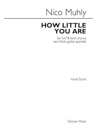 How Little You Are (Vocal Score) Sheet Music Preview