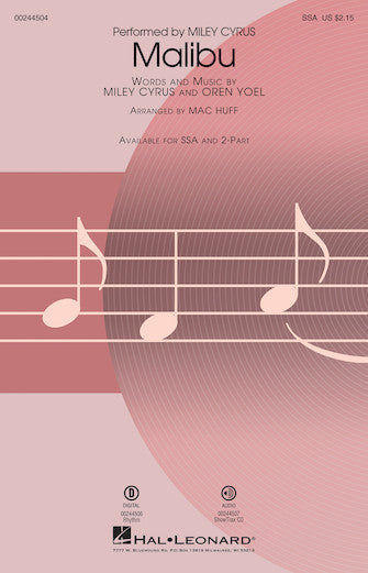 Malibu - Drums Sheet Music Preview