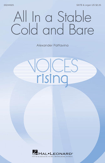 All In A Stable Cold And Bare Sheet Music Preview