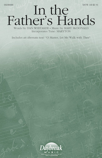 In The Father's Hands Sheet Music Preview