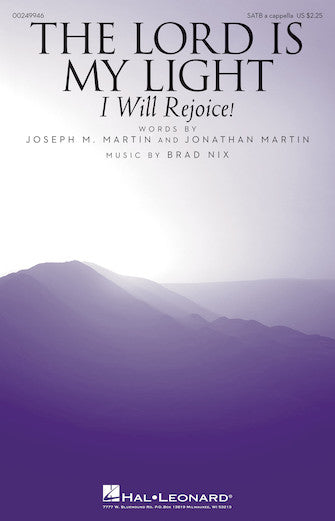 The Lord Is My Light (I Will Rejoice!) Sheet Music Preview