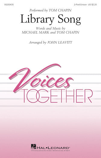 Library Song Sheet Music Preview