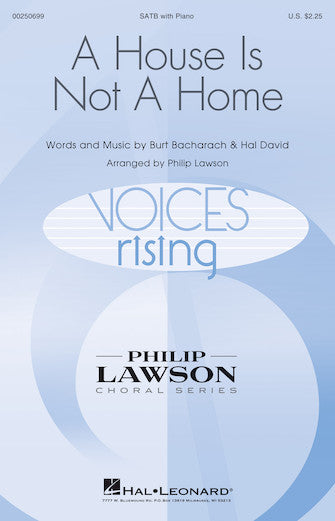A House Is Not A Home Sheet Music Preview