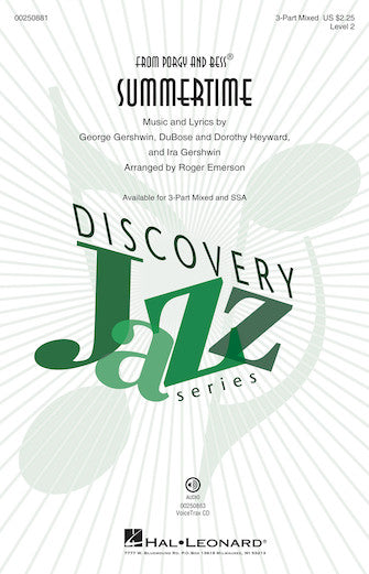 Summertime Sheet Music Preview