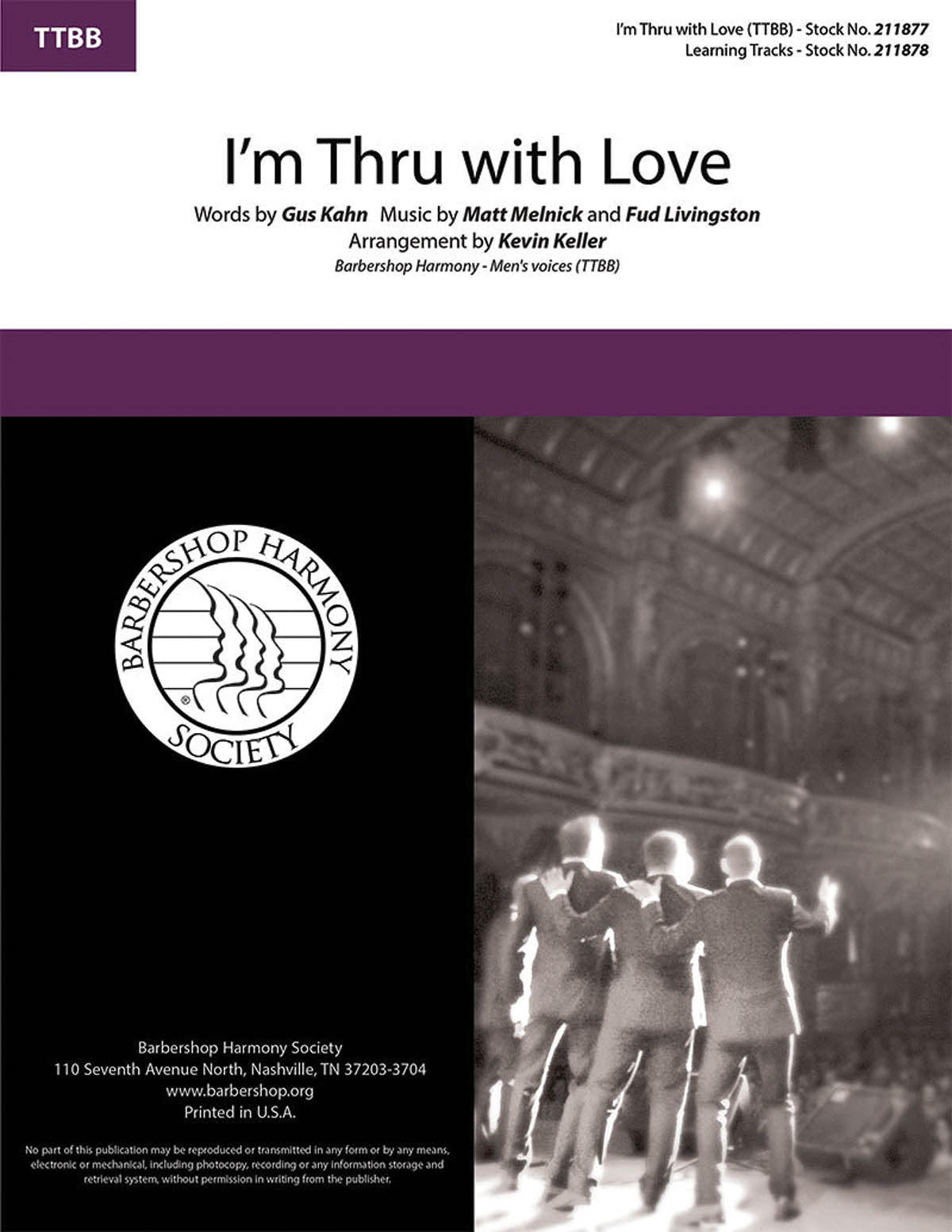 I'm Thru With Love (arr. Kevin Keller) Sheet Music Preview