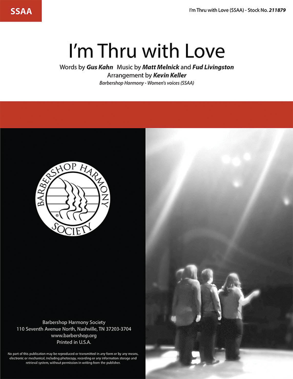 I'm Thru With Love (arr. Kevin Keller) Sheet Music Preview