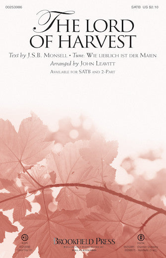The Lord Of Harvest Sheet Music Preview
