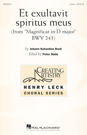 Et Exultavit Spiritus Meus Sheet Music Preview