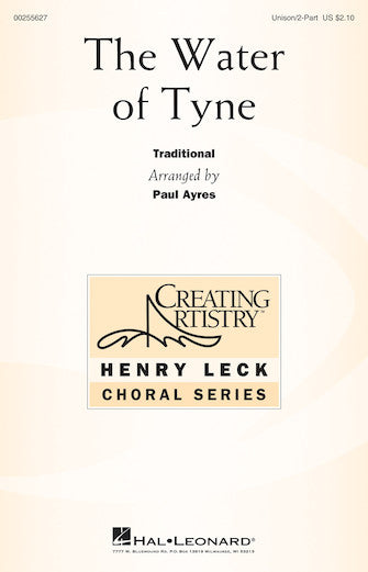 The Water Of Tyne Sheet Music Preview