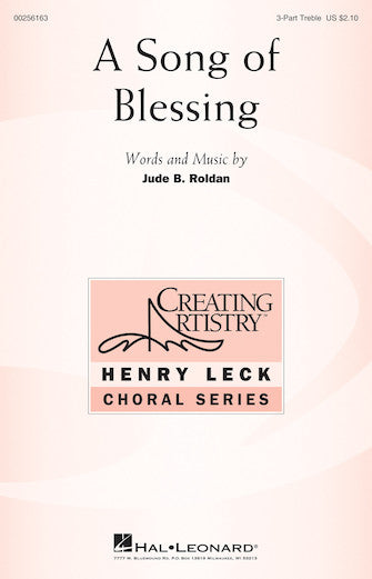 A Song Of Blessing Sheet Music Preview