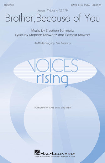 Brother, Because Of You (from Tyler's Suite) (arr. Tim Sarsony) Sheet Music Preview