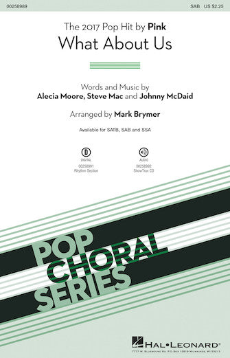 What About Us (arr. Mark Brymer) Sheet Music Preview