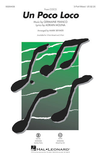 Un Poco Loco (from Coco) (arr. Mark Brymer) Sheet Music Preview