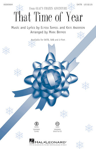 That Time Of Year (arr. Mark Brymer) Sheet Music Preview