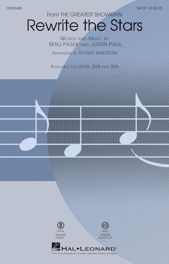 Rewrite The Stars (arr. Roger Emerson) Sheet Music Preview