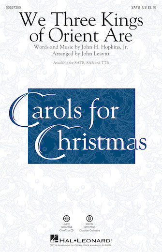 We Three Kings Of Orient Are Sheet Music Preview
