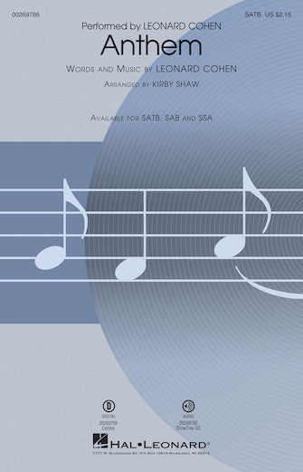 Anthem Sheet Music Preview