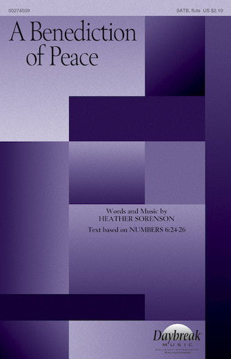 A Benediction Of Peace Sheet Music Preview