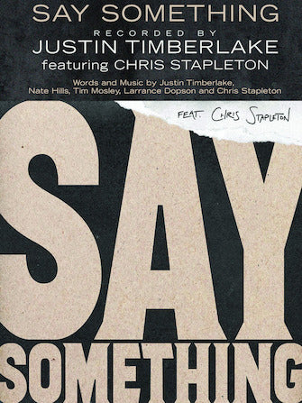 Say Something (feat. Chris Stapleton) Sheet Music Preview