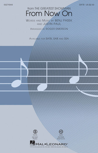 From Now On (from The Greatest Showman) (arr. Roger Emerson) Sheet Music Preview