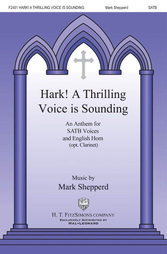 Hark! A Thrilling Voice Is Sounding Sheet Music Preview