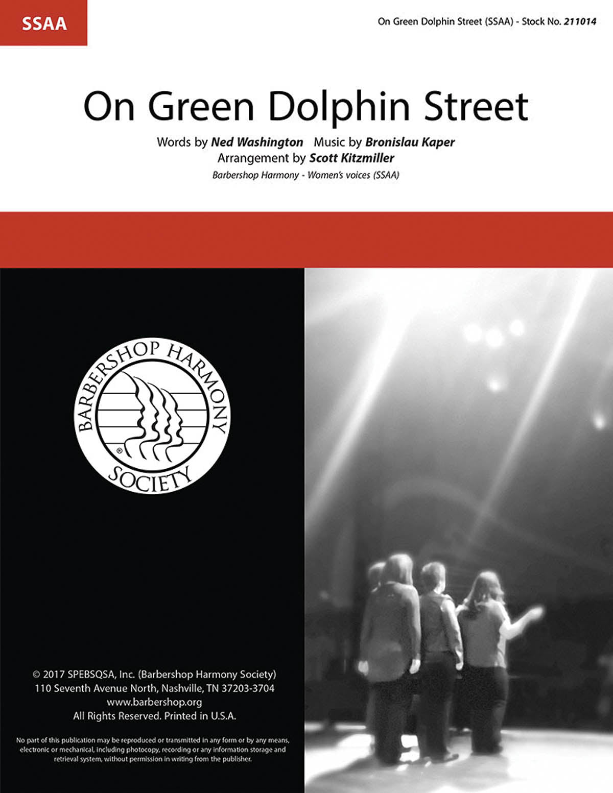 On Green Dolphin Street (arr. Scott Kitzmiller) Sheet Music Preview