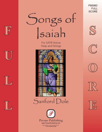 Songs of Isaiah (Full Score) Sheet Music Preview