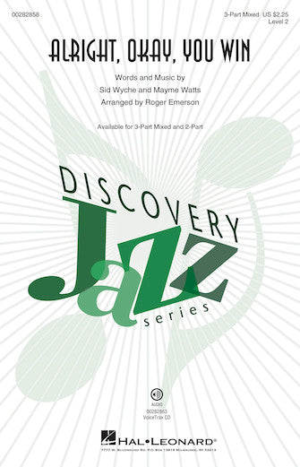 Alright, Okay, You Win (arr. Roger Emerson) Sheet Music Preview