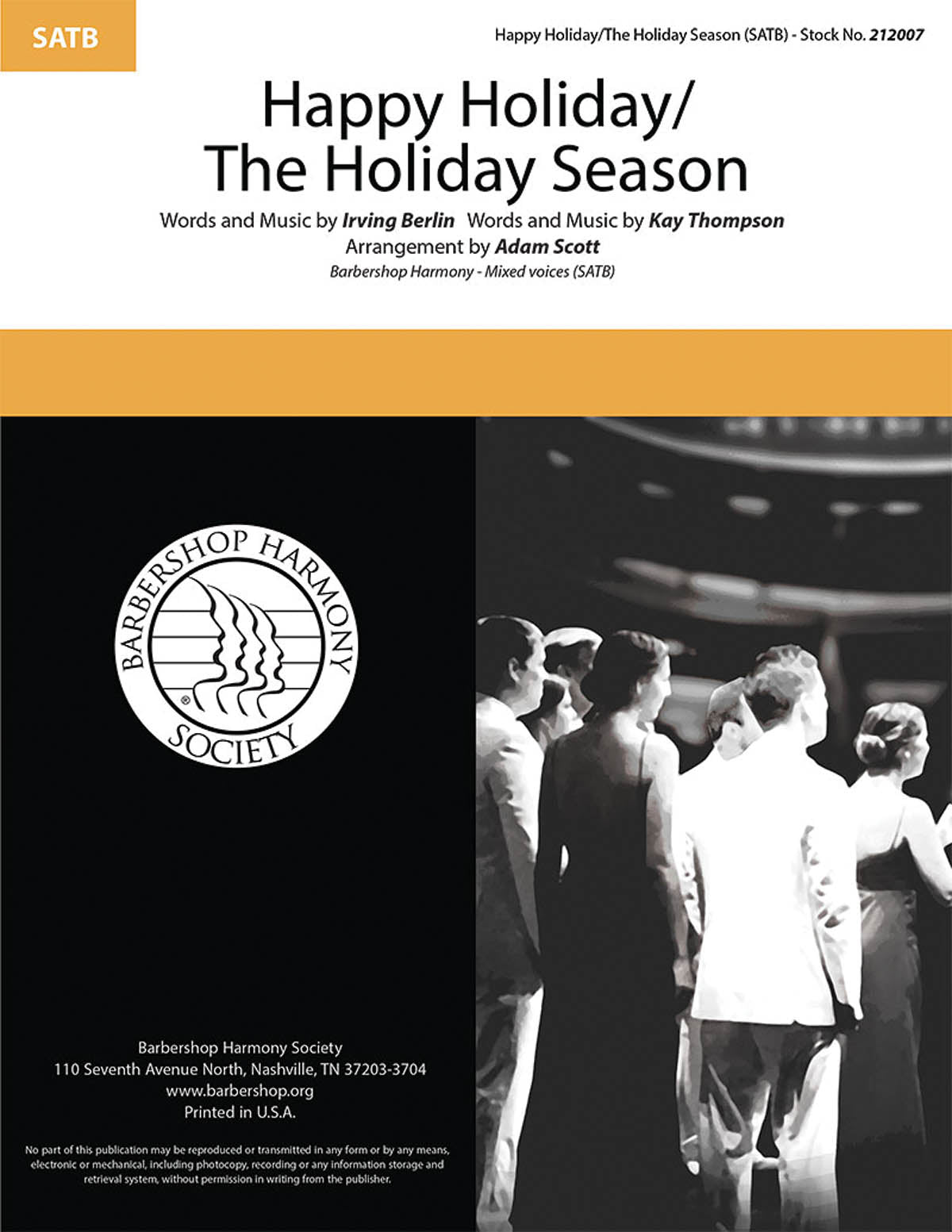 Happy Holiday/The Holiday Season (arr. Adam Scott) Sheet Music Preview