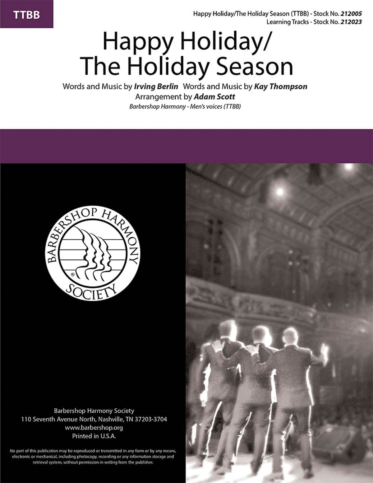 Happy Holiday/The Holiday Season (arr. Adam Scott) Sheet Music Preview