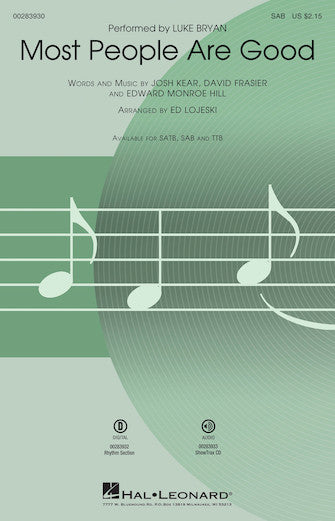 Most People Are Good (arr. Ed Lojeski) Sheet Music Preview