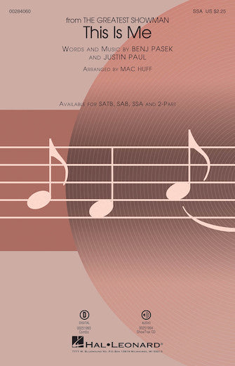 This Is Me (from The Greatest Showman) (arr. Mac Huff) Sheet Music Preview