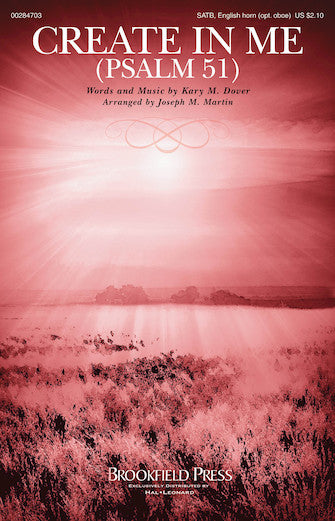 Create In Me (Psalm 51) (arr. Joseph M. Martin) Sheet Music Preview