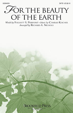 For The Beauty Of The Earth (arr. Richard A. Nichols) Sheet Music Preview