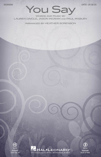 You Say (arr. Heather Sorenson) - Cello Sheet Music Preview