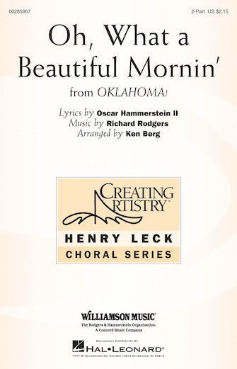 Oh, What A Beautiful Mornin' (from Oklahoma!) (arr. Ken Berg) Sheet Music Preview
