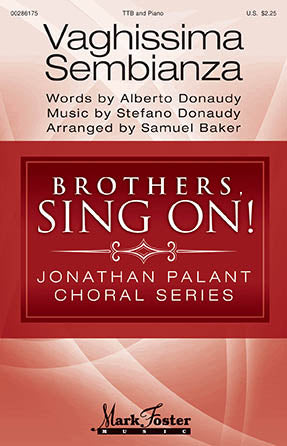 Vaghissima Sembianza (arr. Samuel Baker) Sheet Music Preview