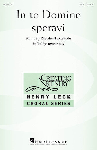 In Te Domine Speravi (ed. Ryan Kelly) Sheet Music Preview