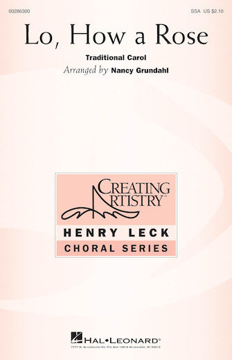 Lo, How A Rose (arr. Nancy Grundahl) Sheet Music Preview