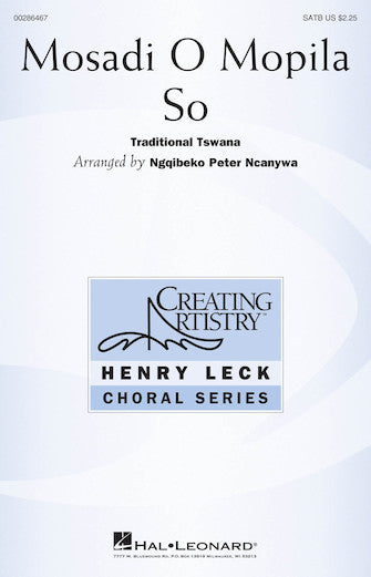 Mosadi O Moplisa So (arr. Peter Ncanywa) Sheet Music Preview