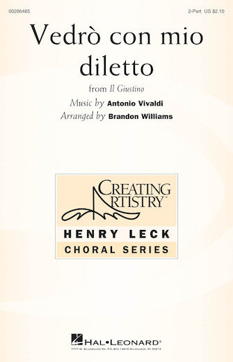 Vedro Con Mio Diletto (arr. Brandon Williams) Sheet Music Preview