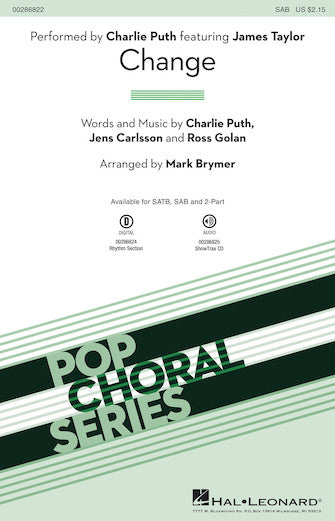 Change (feat. James Taylor) (arr. Mark Brymer) Sheet Music Preview