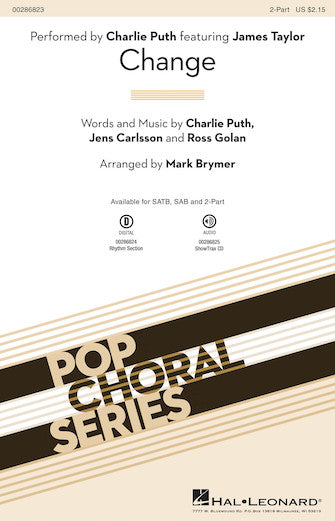 Change (feat. James Taylor) (arr. Mark Brymer) Sheet Music Preview