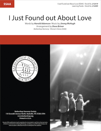 I Just Found out About Love (arr. Dave Briner) Sheet Music Preview