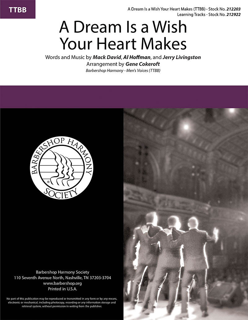 A Dream Is A Wish Your Heart Makes (from Cinderella) (arr. Gene Cokeroft) Sheet Music Preview