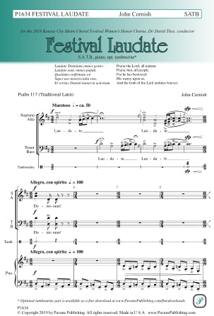 Festival Laudate Sheet Music Preview