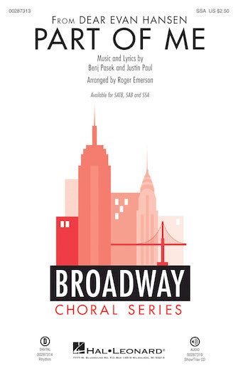 Part Of Me (from Dear Evan Hansen) (arr. Roger Emerson) Sheet Music Preview